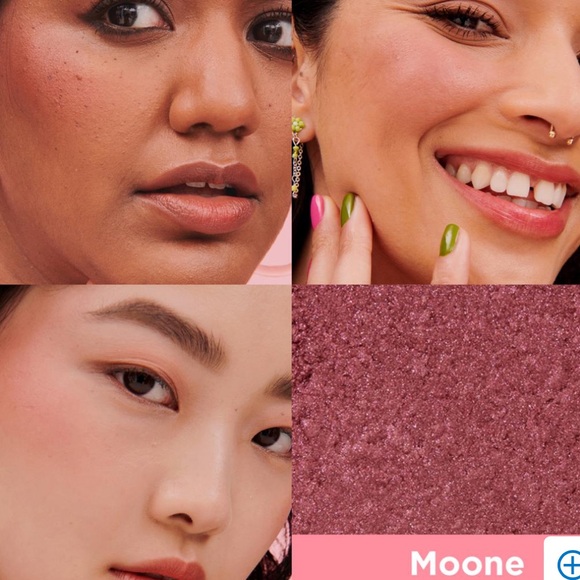 Benefit Cosmetics Moone Rich Berry Mini Blush with freshwater pearl = luminous - Picture 3 of 8